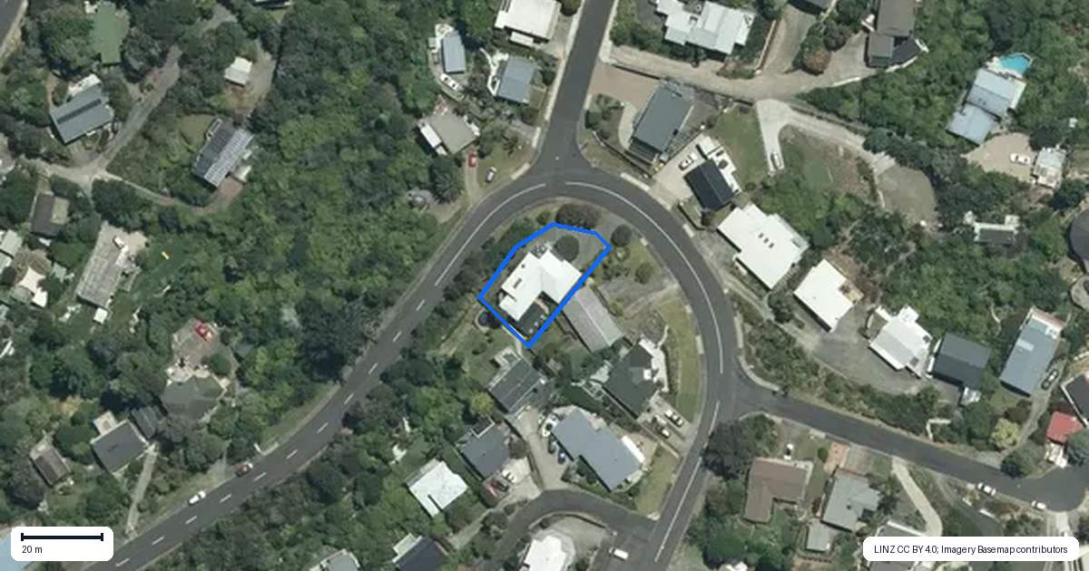 Property context map for 93 Gallagher Drive, Tairua