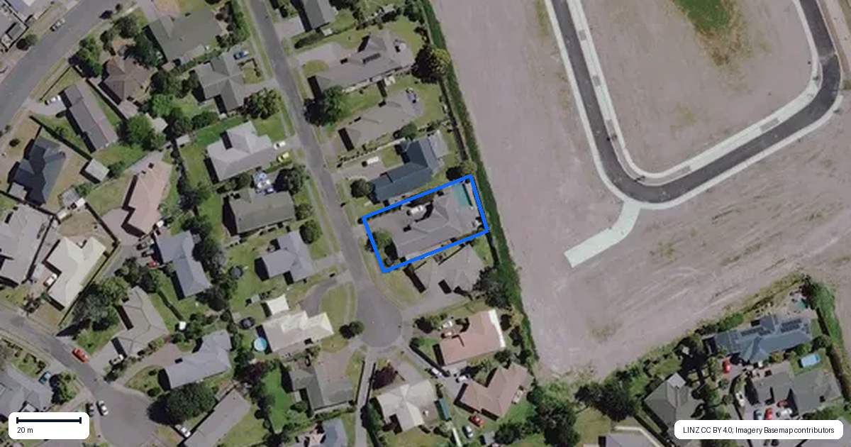 Property context map for 9 Drake Place, Fairview Downs, Hamilton