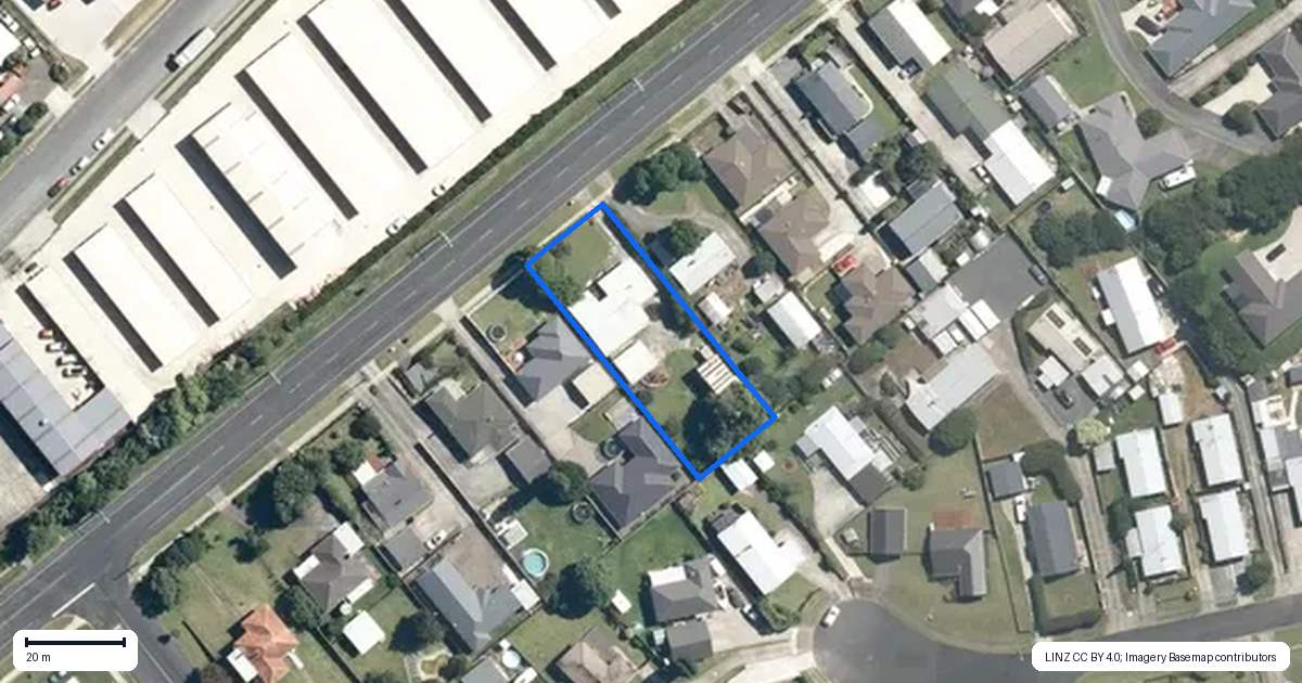 Property context map for 502 Te Rahu Road, Te Awamutu