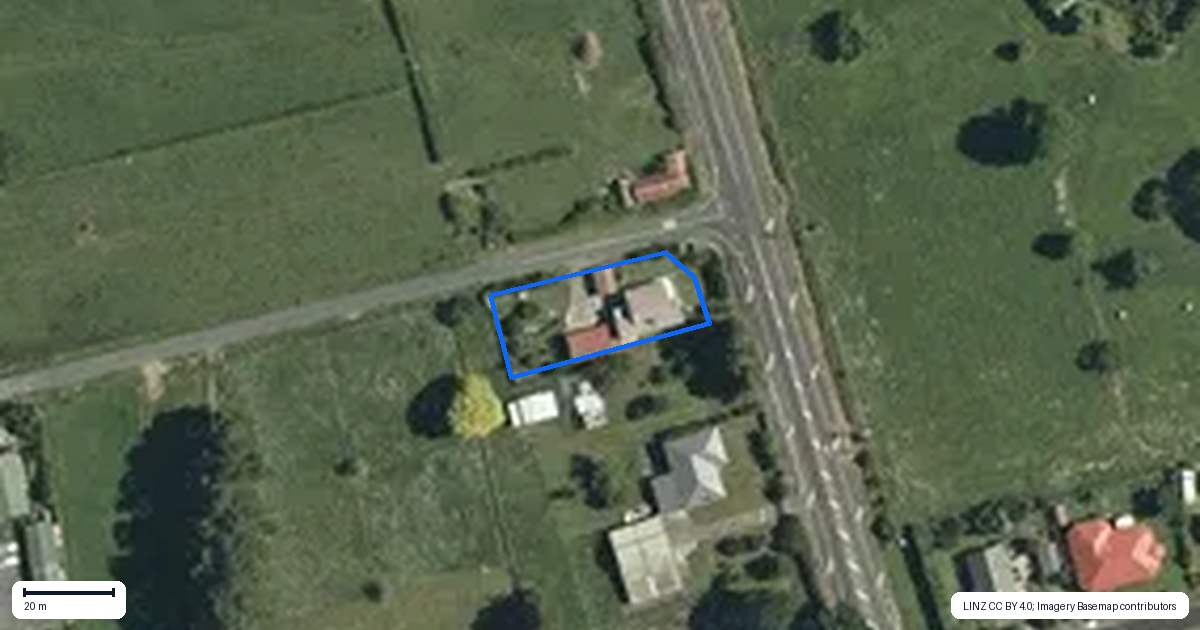 Property context map for 5 Tui Pa Road, Te Aroha