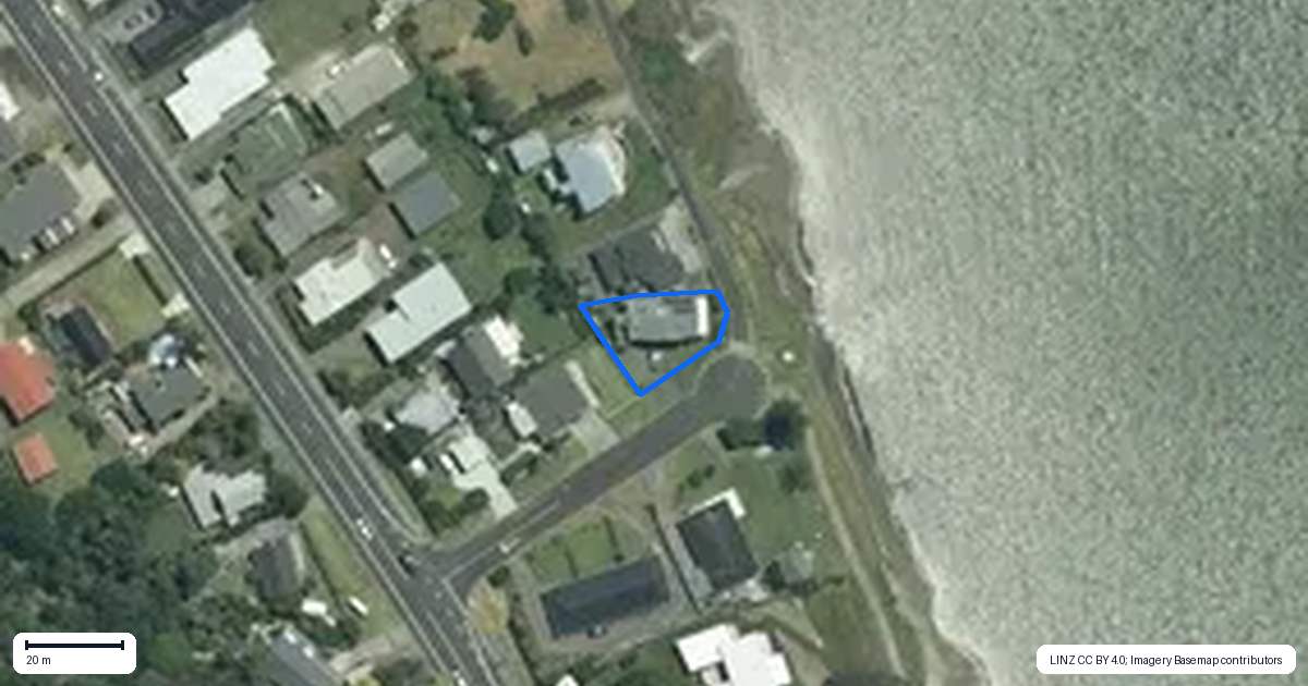 Property context map for 6 Bay View Terrace, Tairua