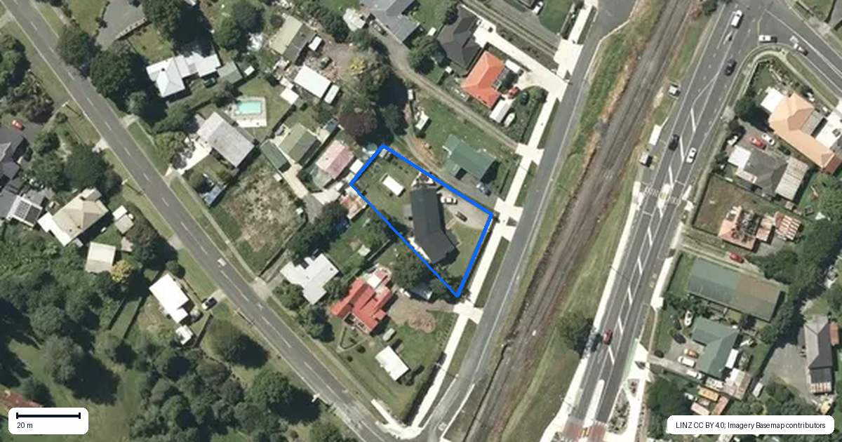 Property context map for 1 Galbraith Street, Ngaruawahia