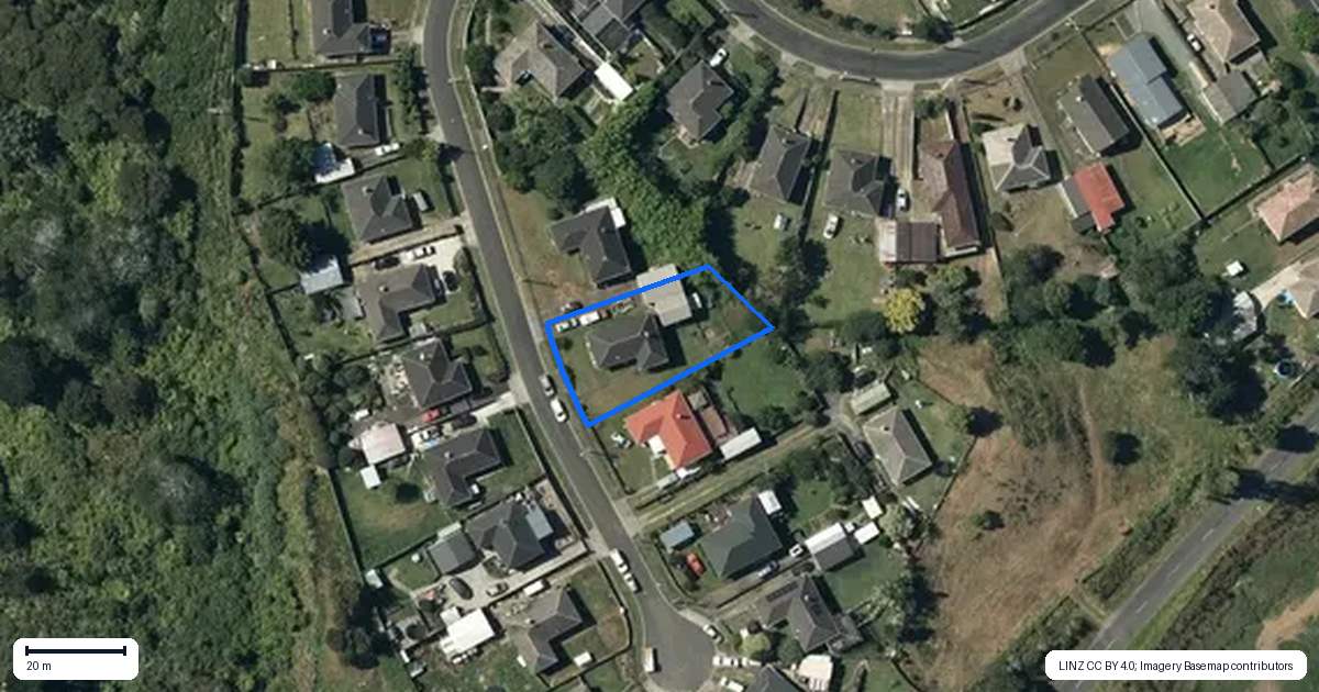 Property context map for 16 Emere Place, Meremere, Mercer