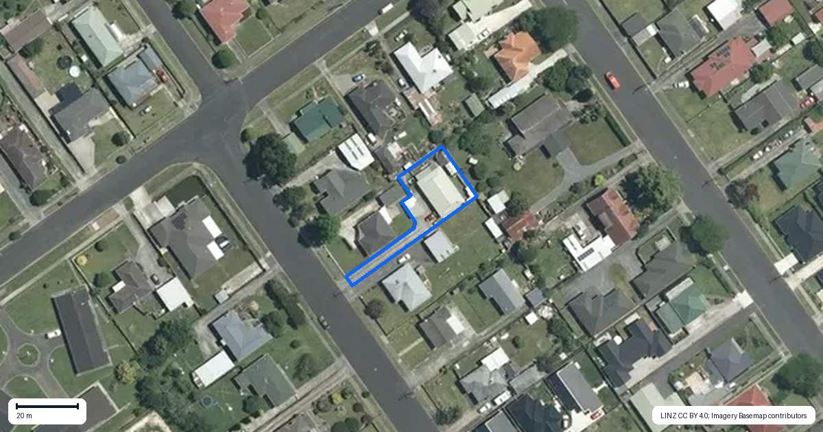 Property context map for 3A Lear Street, Morrinsville