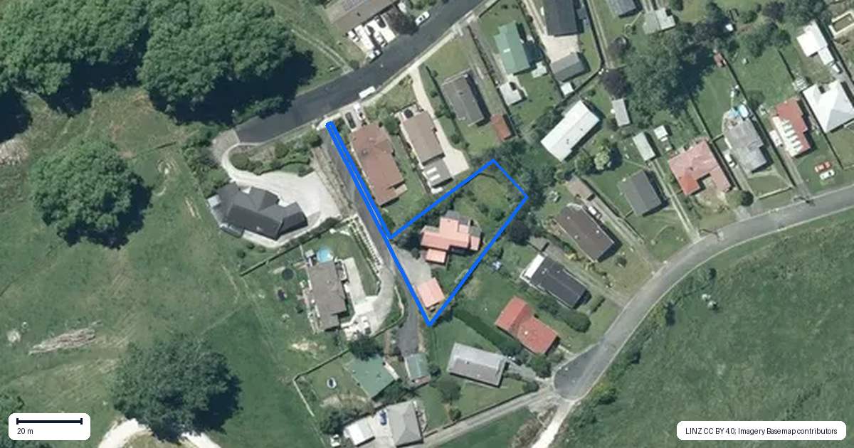 Property context map for 22 Colin Brook Place, Te Kuiti
