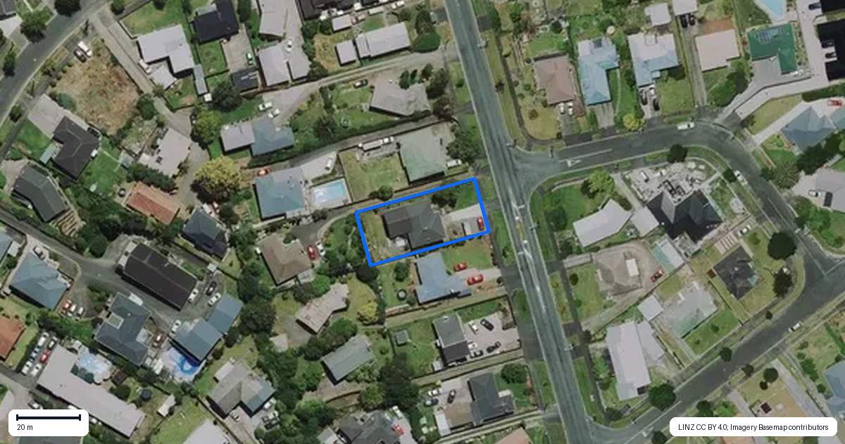 Property context map for 16 Prisk Street, Melville, Hamilton
