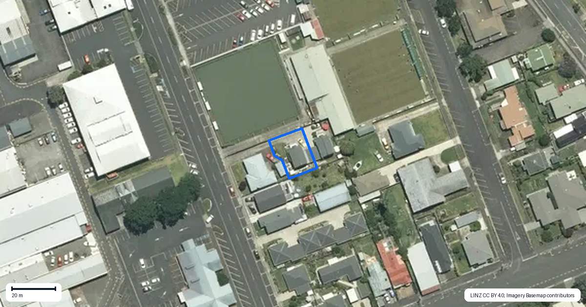 Property context map for 510A Mackay Street, Thames