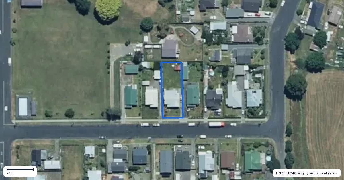 Property context map for 36 Taitua Street, Taumarunui