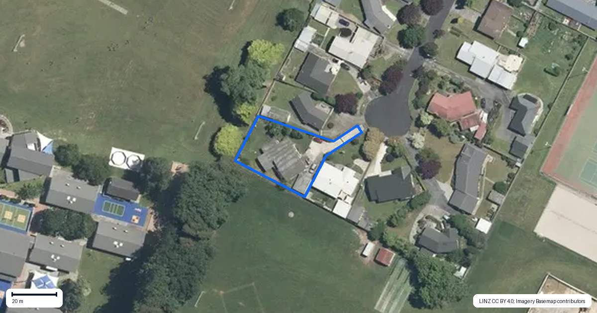 Property context map for 17 Sylvan Place, Matamata