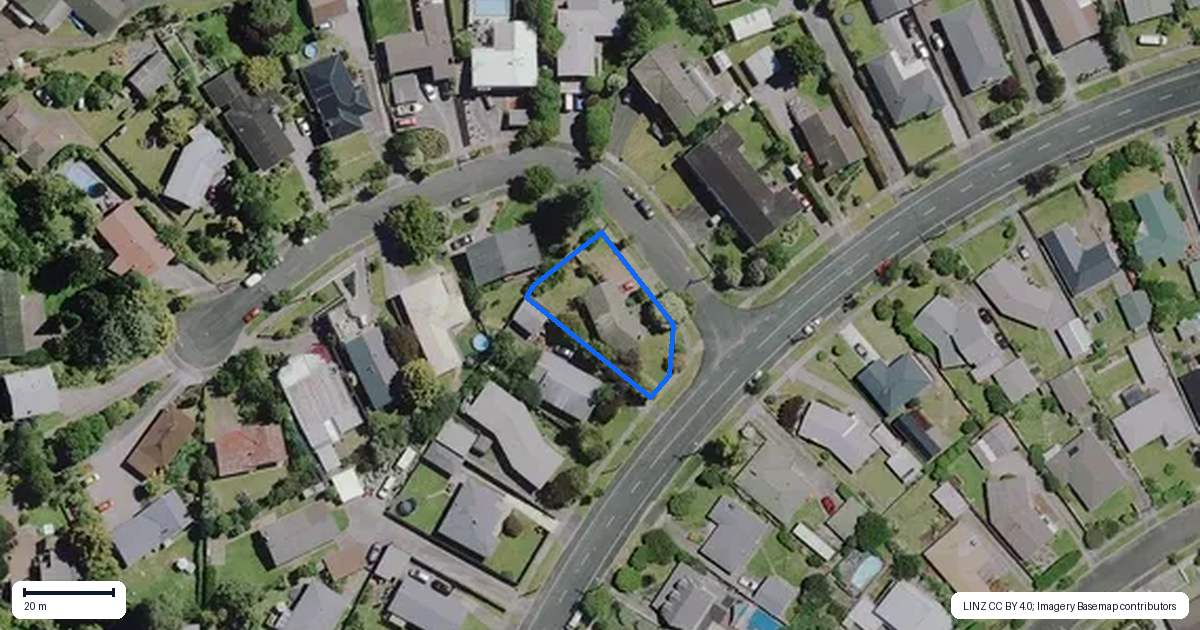 Property context map for 1 Jennifer Place, Chartwell, Hamilton