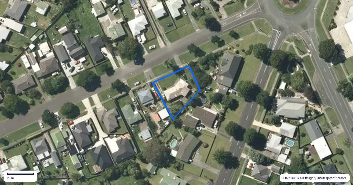 Property context map for 5A Princess Street, Ngaruawahia