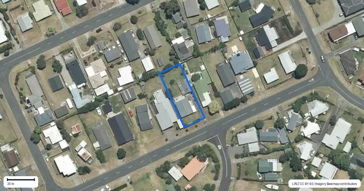 Property context map for 313 Papanui Road, Whangamata