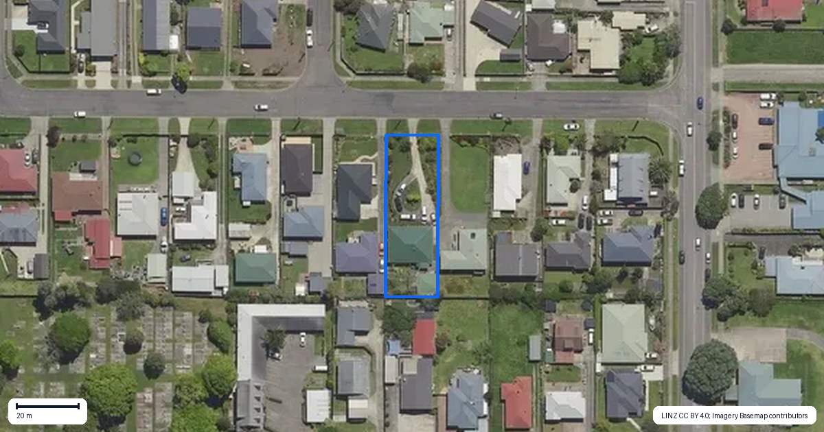 Property context map for 9 Tui Street, Whakatane