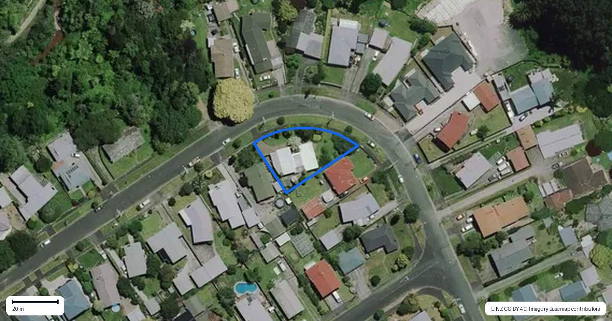 Property context map for 104 Fitzroy Avenue, Fitzroy, Hamilton