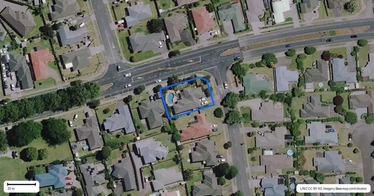 Property context map for 23 Cate Road, Rototuna, Hamilton