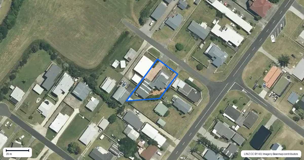 Property context map for 103 Mako Road, Whangamata