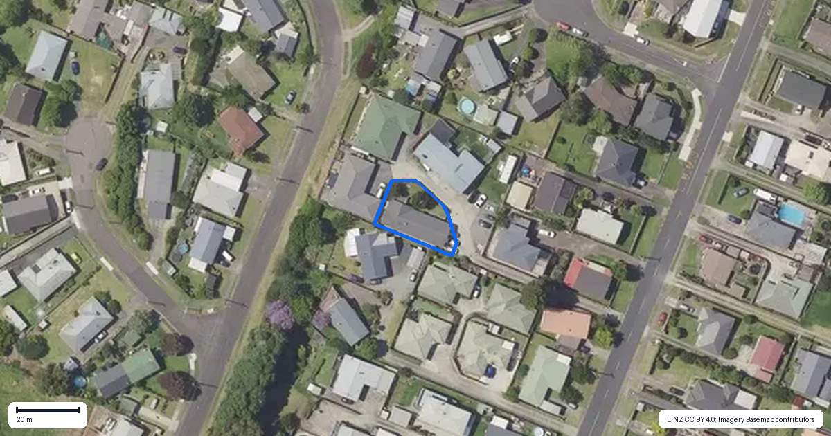Property context map for 53 Coopers Road, Gate Pa, Tauranga