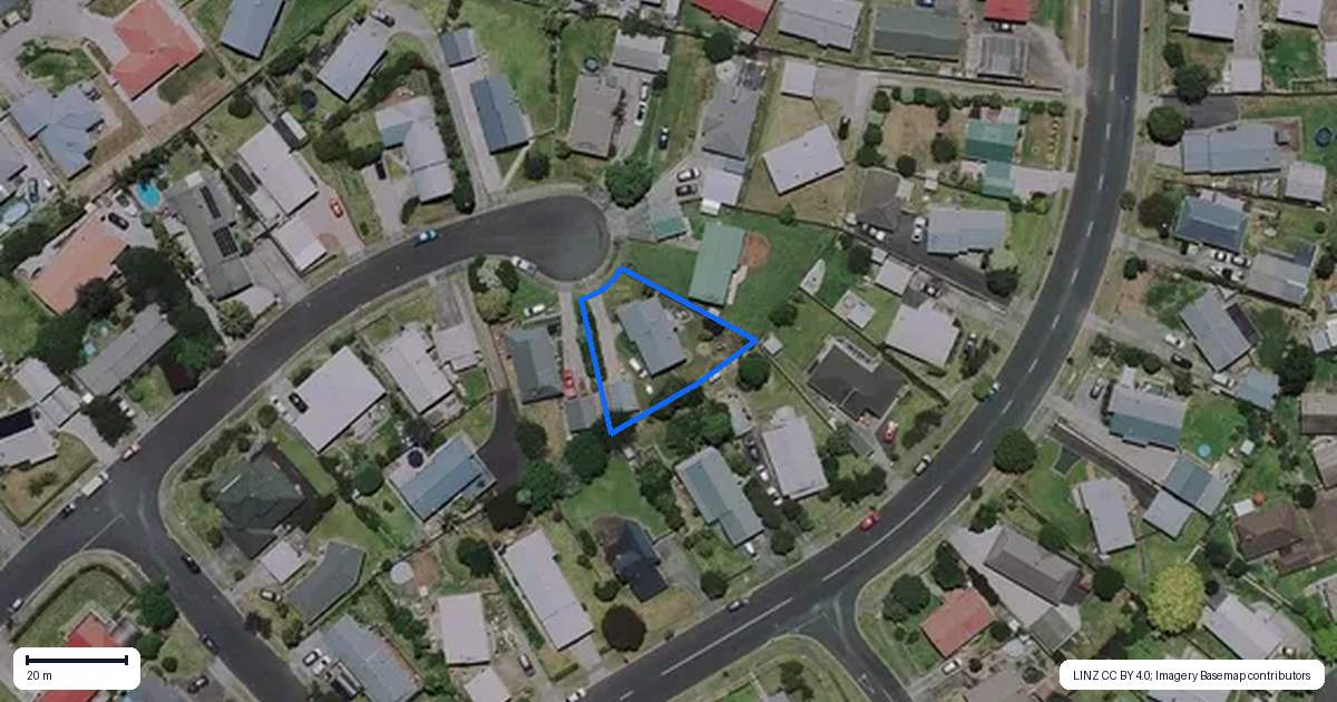 Property context map for 16 Rosehill Place, Nawton, Hamilton
