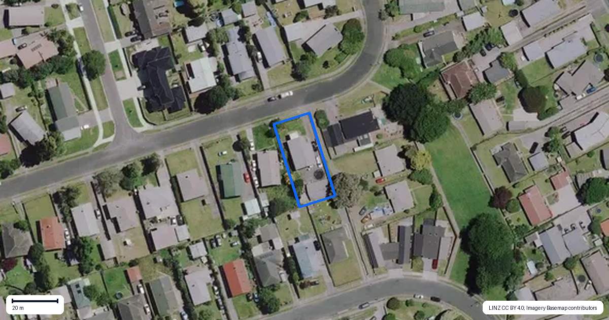 Property context map for 20 Ruapehu Street, Chartwell, Hamilton