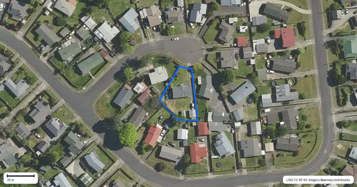 Property context map for 5 Adam Place, Mangakakahi, Rotorua