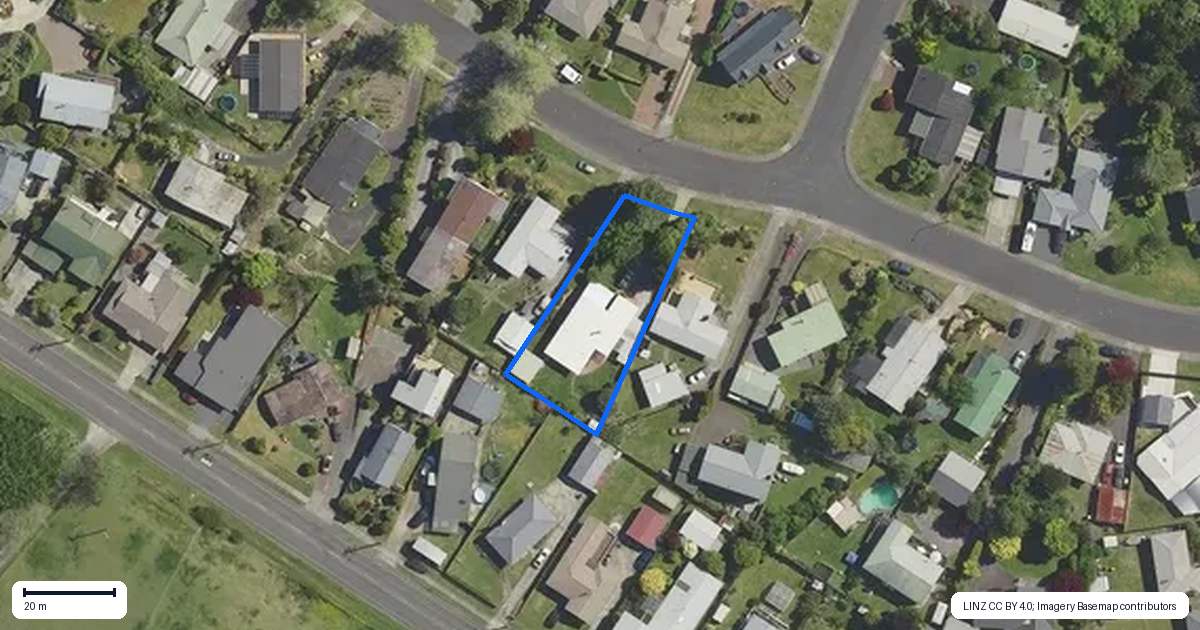 Property context map for 43 Pegasus Drive, Sunnybrook, Rotorua