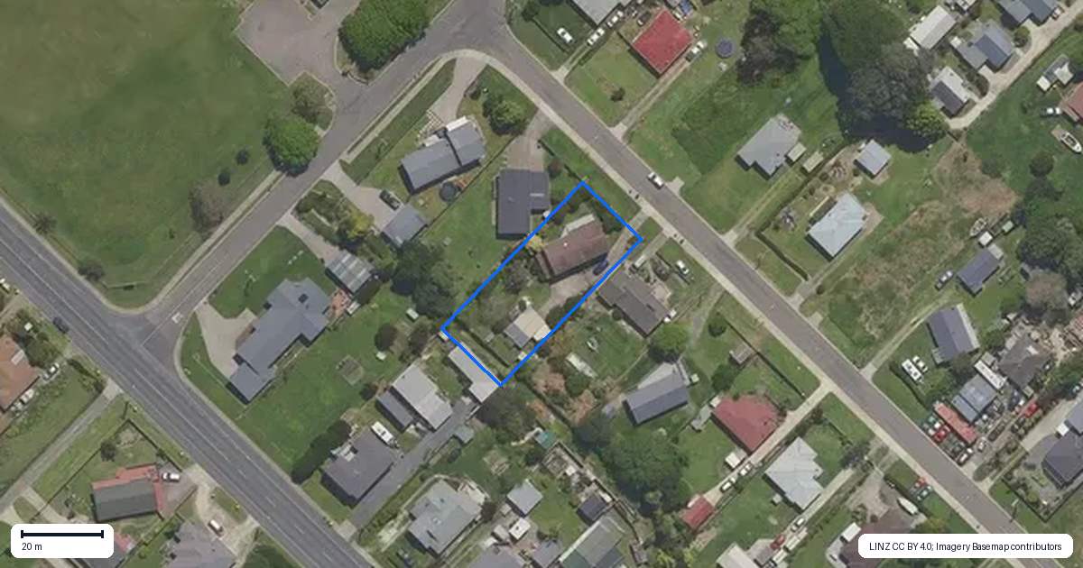 Property context map for 35 Wilson Street, Matata