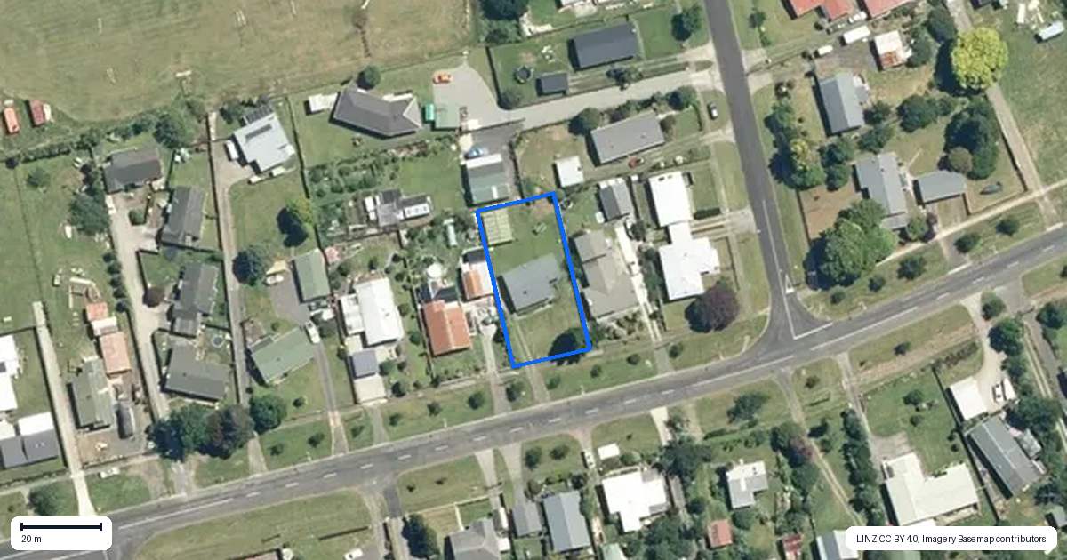 Property context map for 79 Barry Road, Waihi