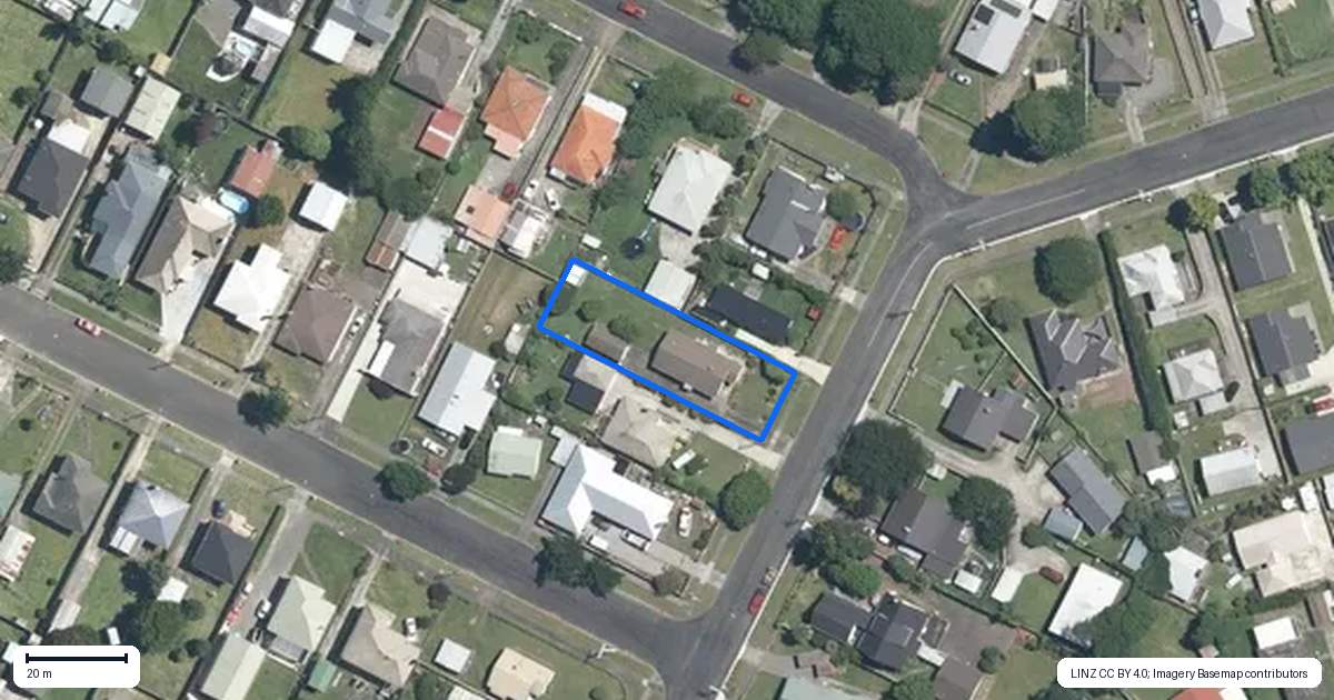 Property context map for 21 Gladstone Road, Matamata