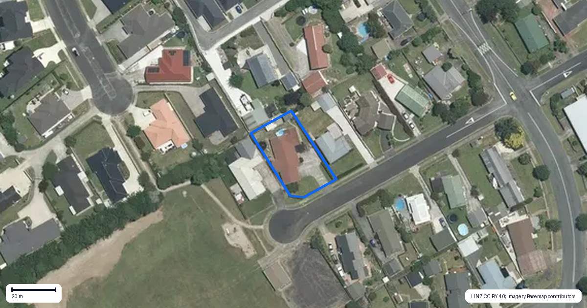 Property context map for 38 Rushton Road, Morrinsville
