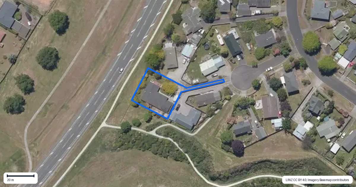 Property context map for 5 Clarke Grove, Richmond Heights, Taupo