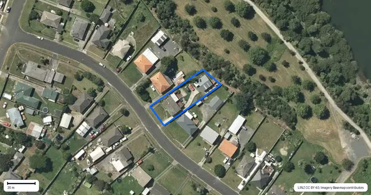 Property context map for 10 Thomas Street, Ngaruawahia