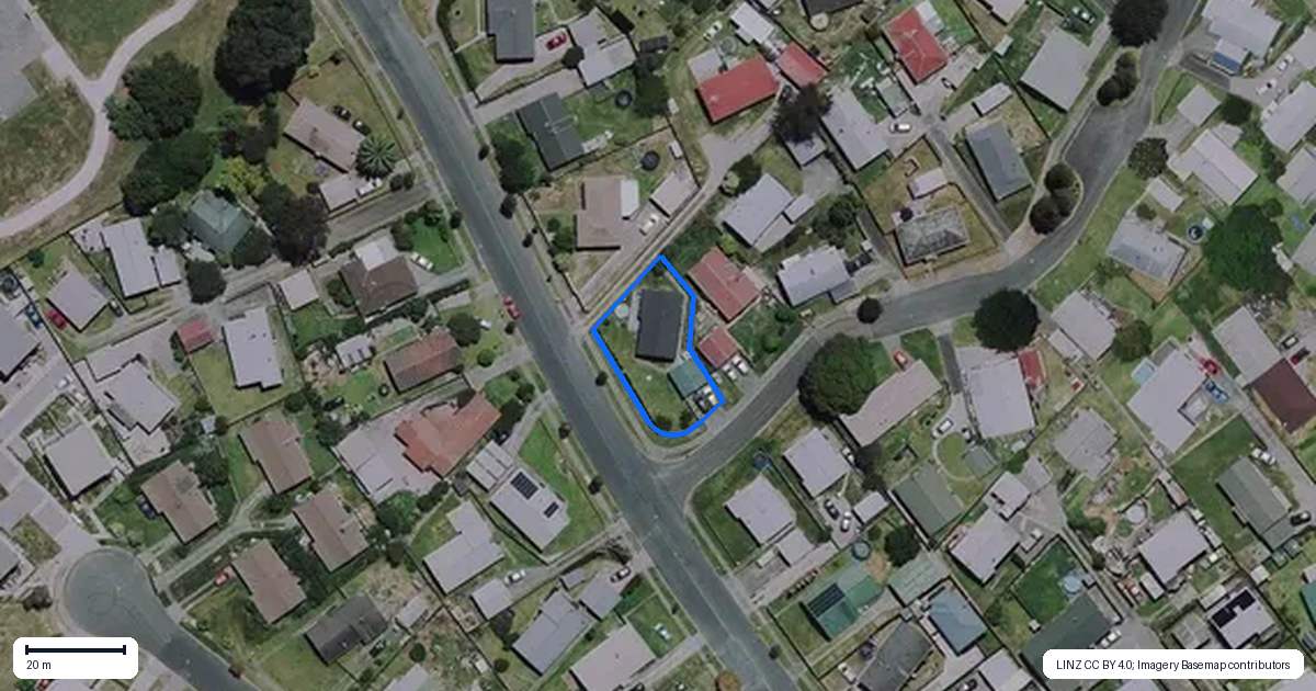 Property context map for 1 Penney Green, Nawton, Hamilton