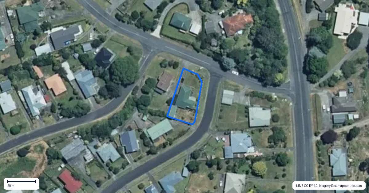 Property context map for 4 Tarrangower Avenue, Taumarunui