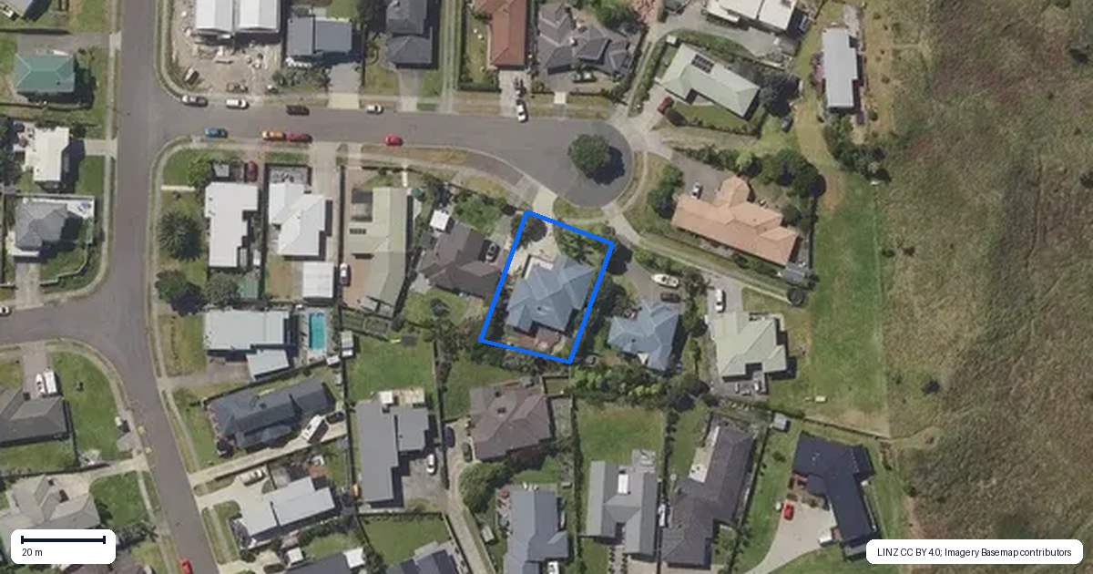 Property context map for 10 Manuera Place, Ohope