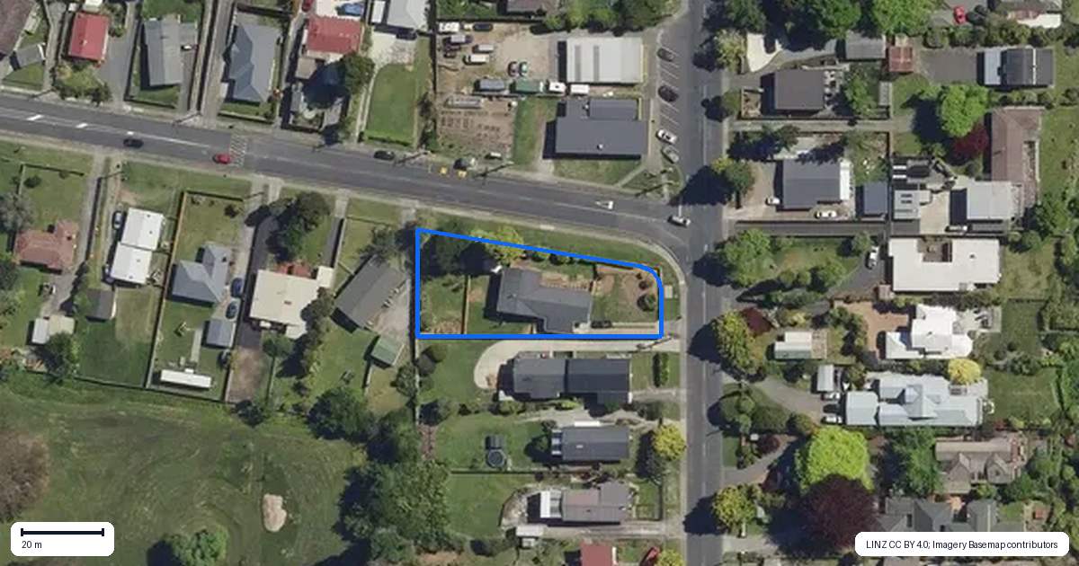 Property context map for 134 Koutu Road, Kawaha Point, Rotorua