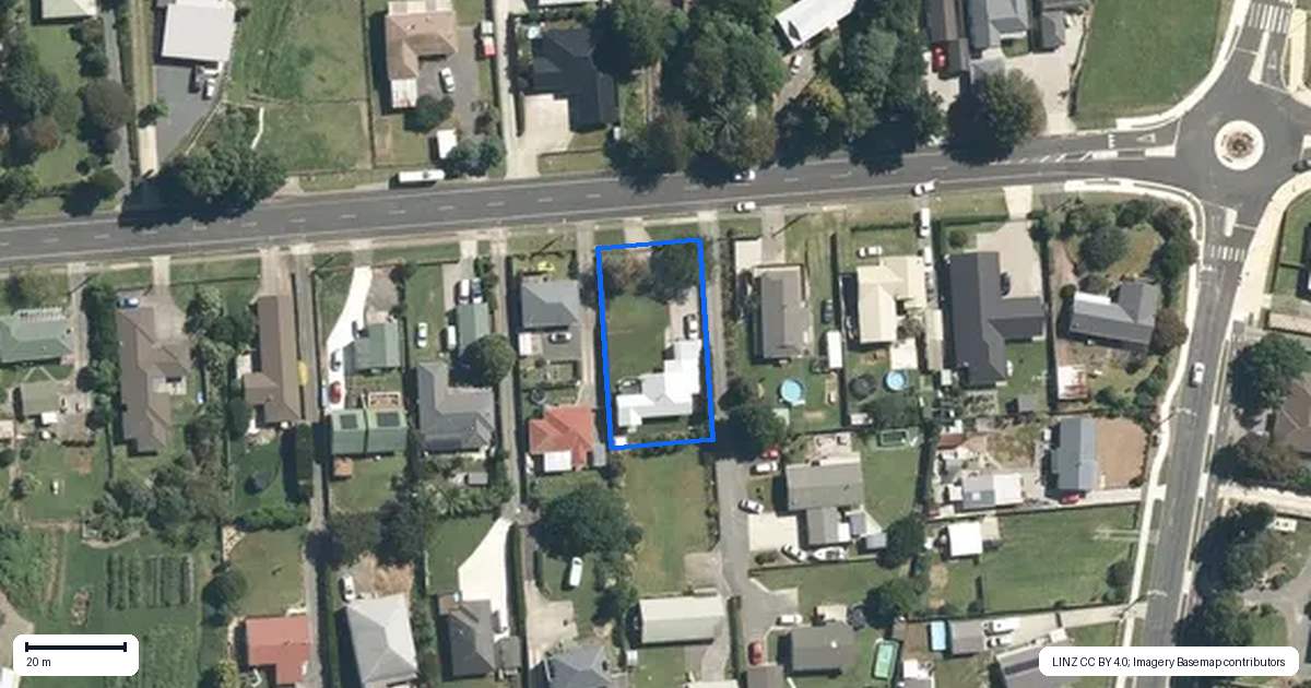 Property context map for 39 Herbert Street, Kihikihi, Te Awamutu