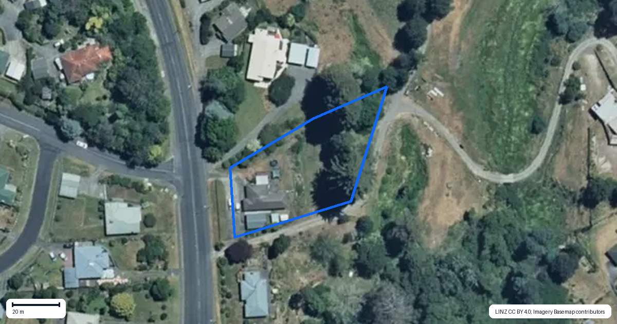 Property context map for 123 Golf Road, Taumarunui