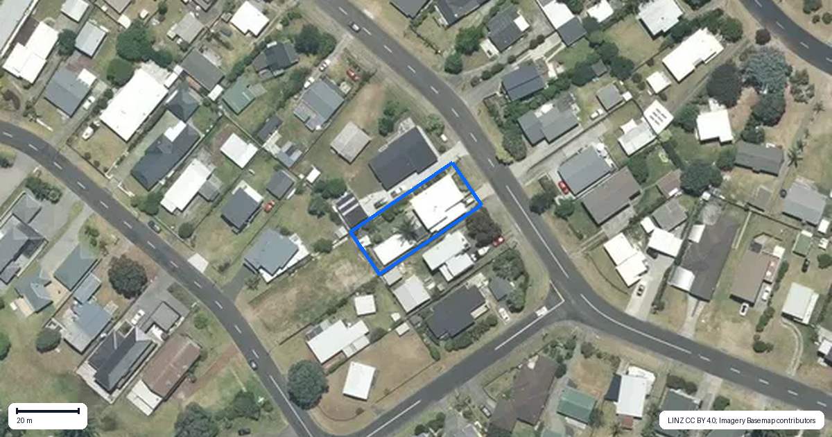 Property context map for 423 Otahu Road, Whangamata