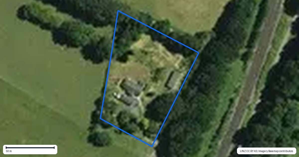 Property context map for 23 Hinewai Road, Te Kawa, Te Awamutu