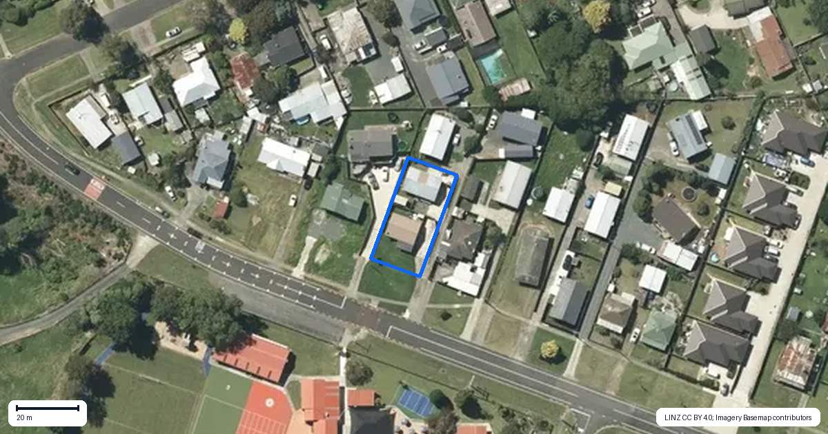 Property context map for 7A Havelock Road, Ngaruawahia