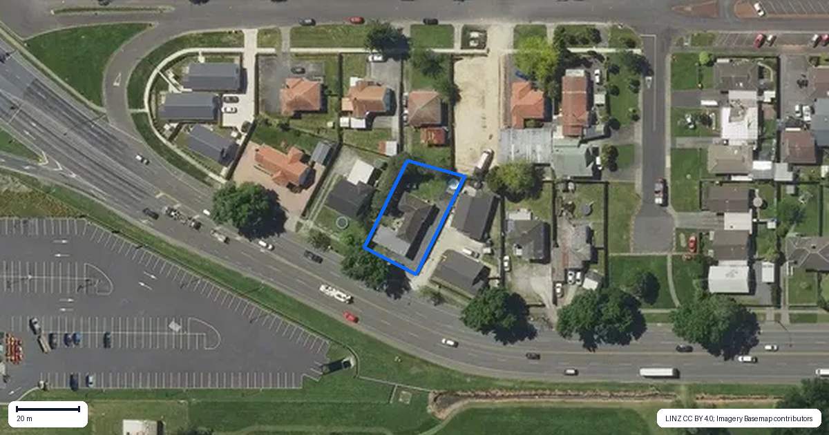 Property context map for 1429 Amohau Street, Rotorua