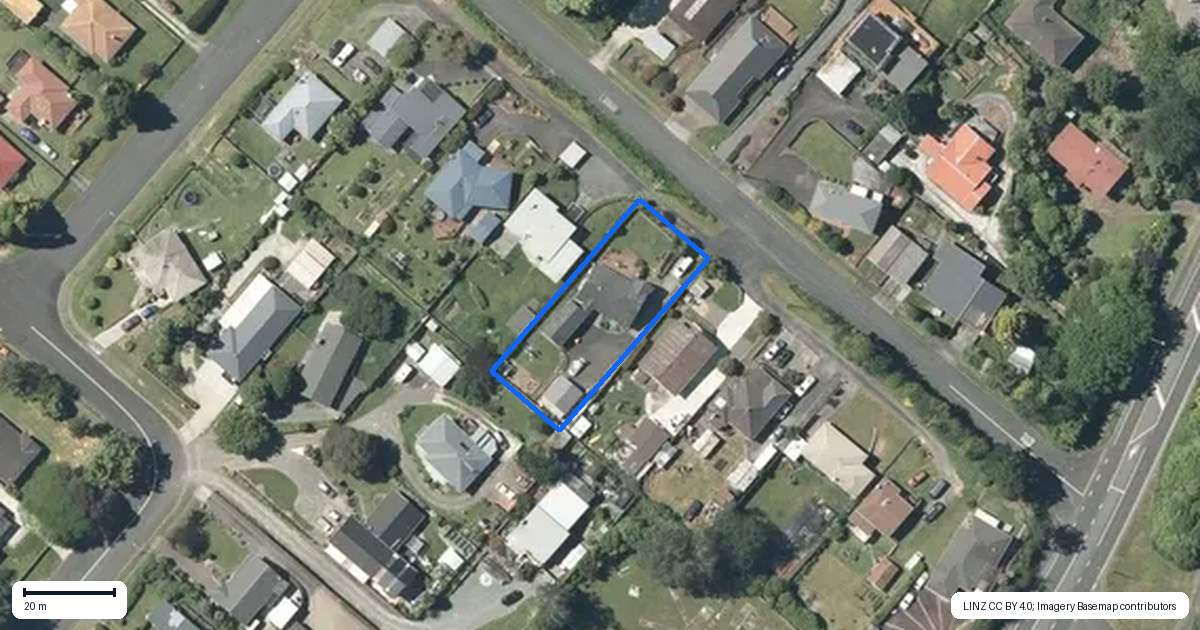 Property context map for 12 Terrace Street, Putaruru