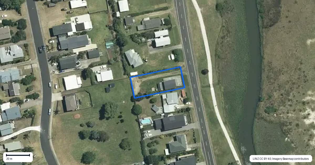 Property context map for 81 Buffalo Beach Road, Whitianga