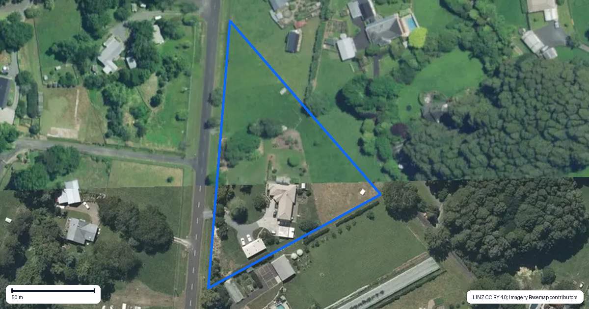 Property context map for 111 Ferguson Road, Whatawhata, Hamilton