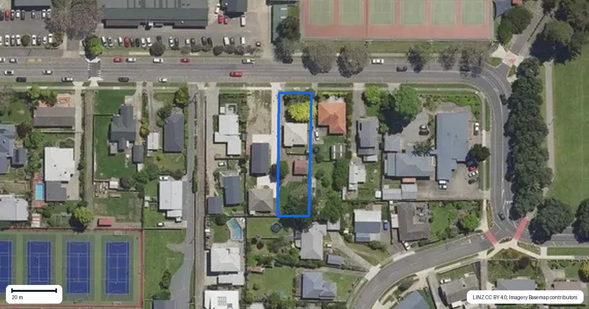 Property context map for 45 Goulstone Road, Whakatane