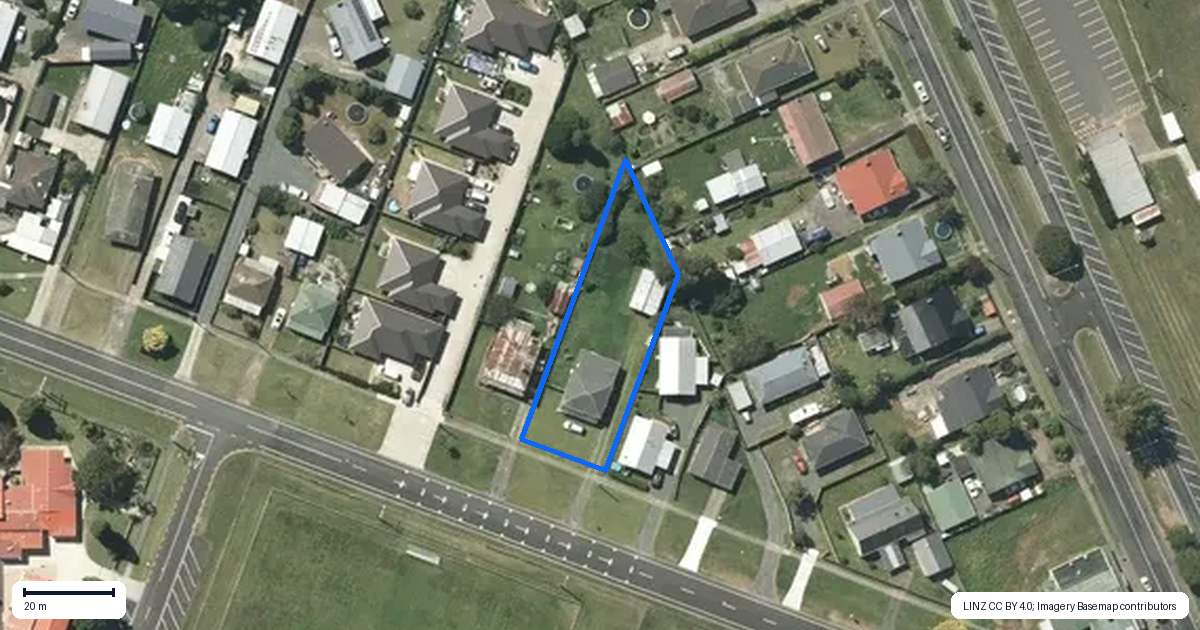 Property context map for 25 Havelock Road, Ngaruawahia