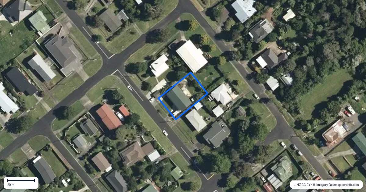 Property context map for 28 Rata Street, Te Aroha