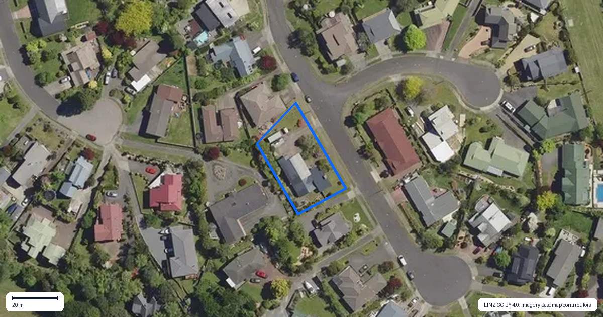 Property context map for 11 Mark Place, Lynmore, Rotorua
