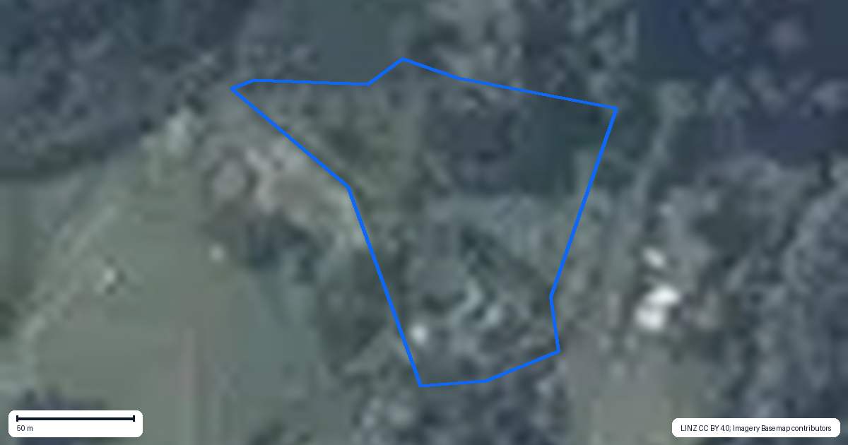 Property context map for 449 Poripori Road, Lower Kaimai