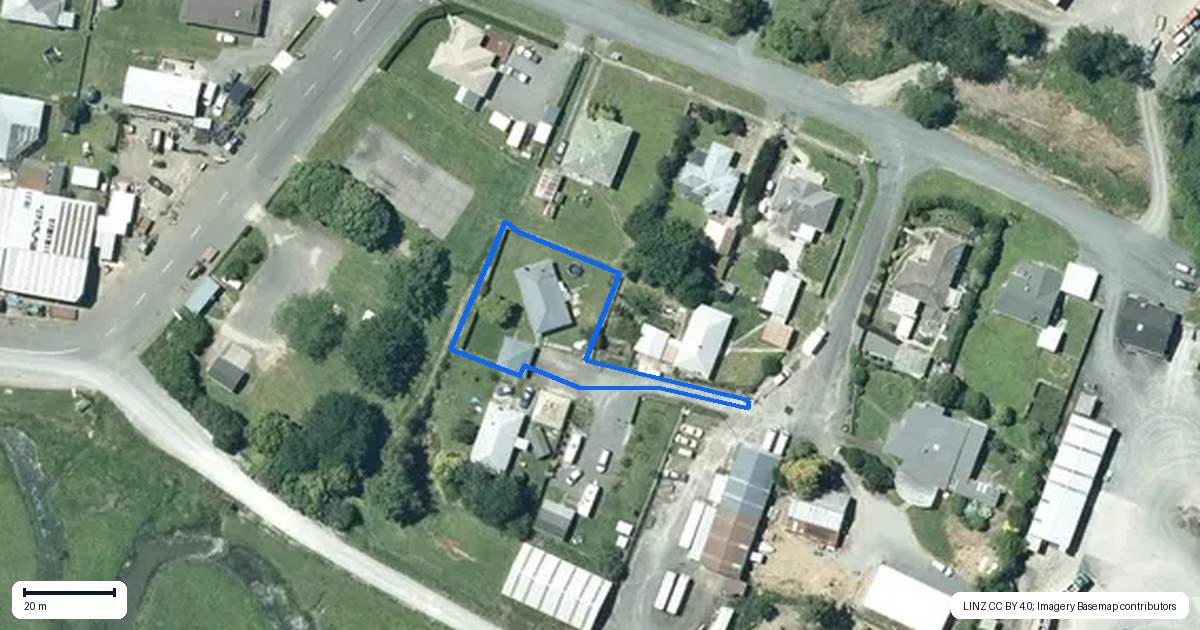 Property context map for 4 Kiwi Street, Piopio